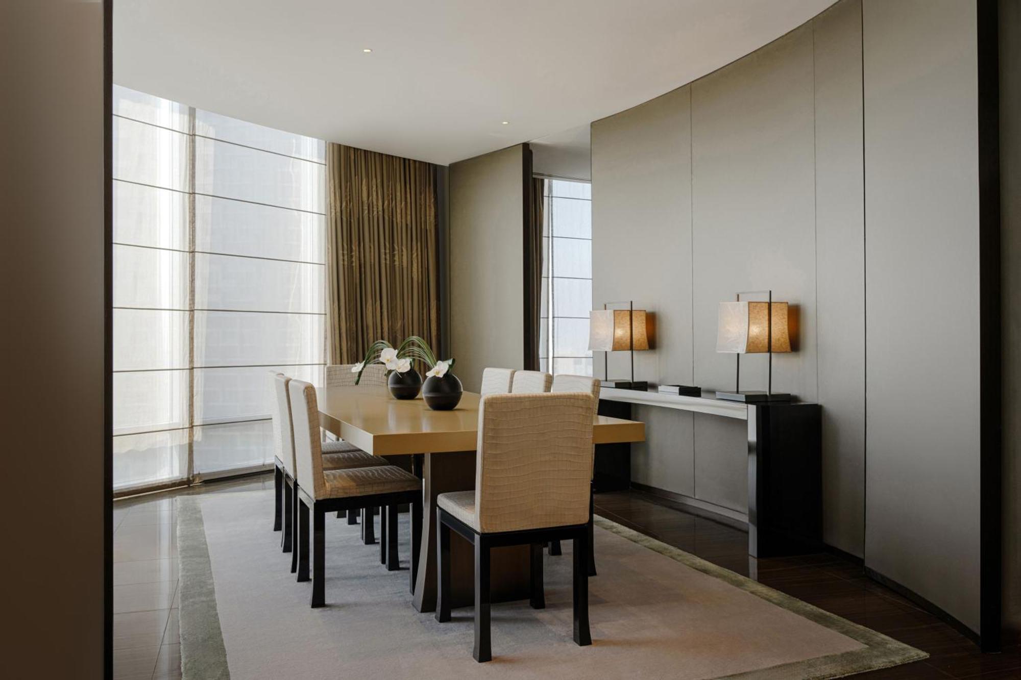 Armani Hotel Dubai Exterior foto A dining room